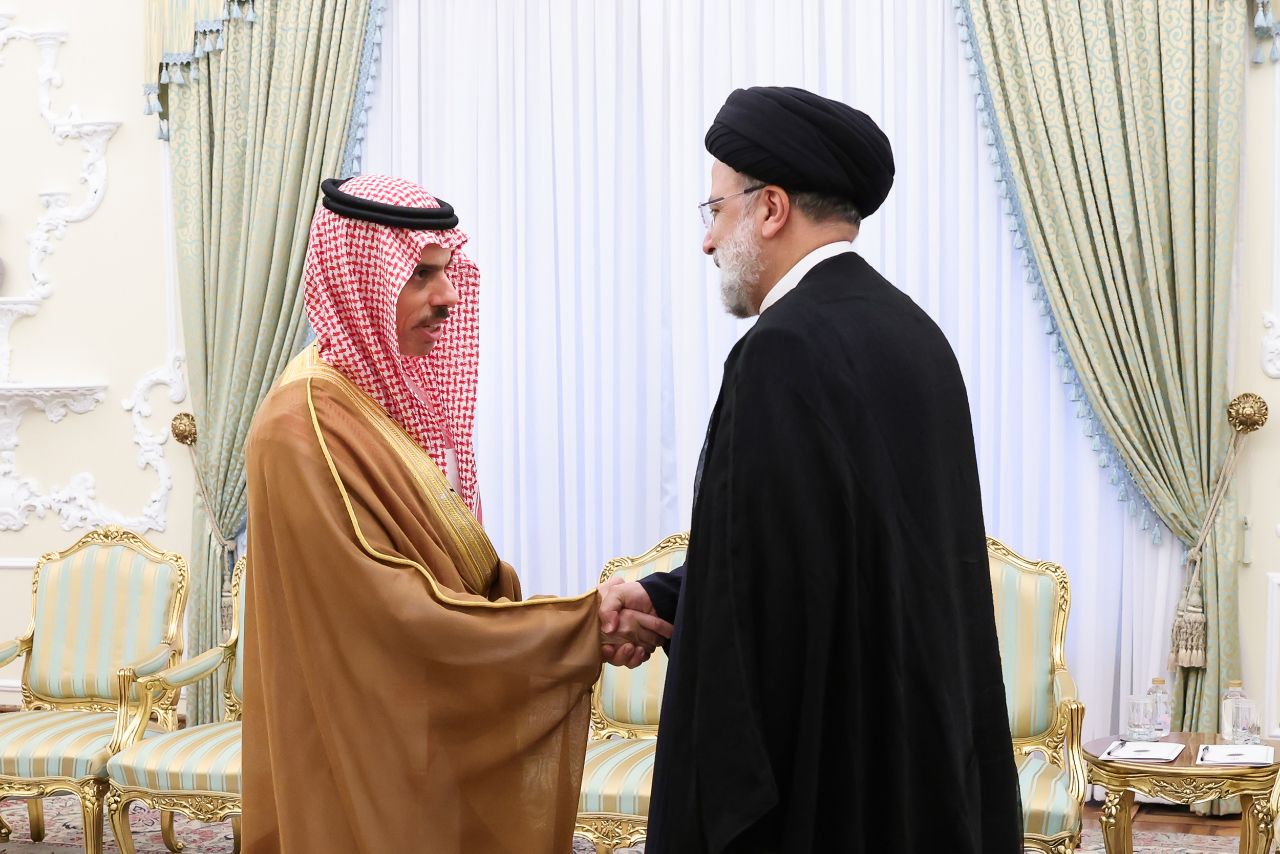 السيد رئيسي - وزير الخارجية السعودي